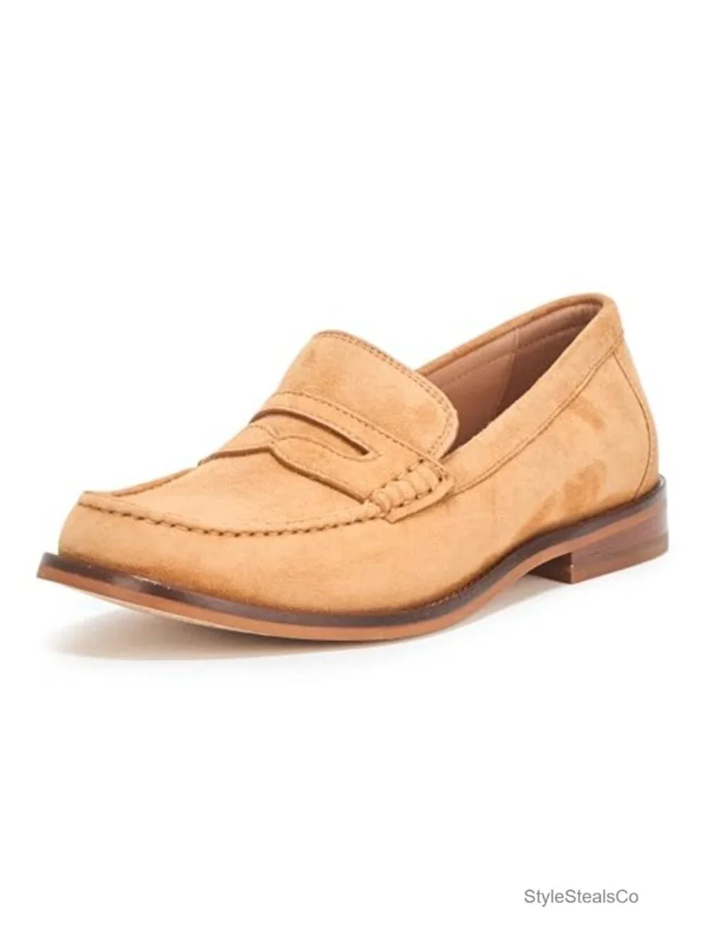 Cole Haan Lana Lux Penny Loafers Leather Suede Flat